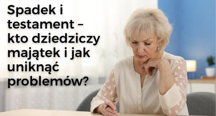 Spadek i testament – kto dziedziczy majątek i jak uniknąć problemów?
